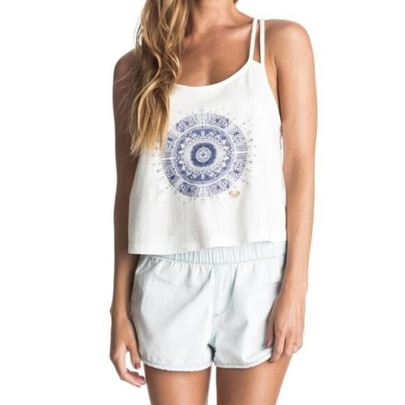Roxy Tops - ROXY Ideal Vacation Crop Top 